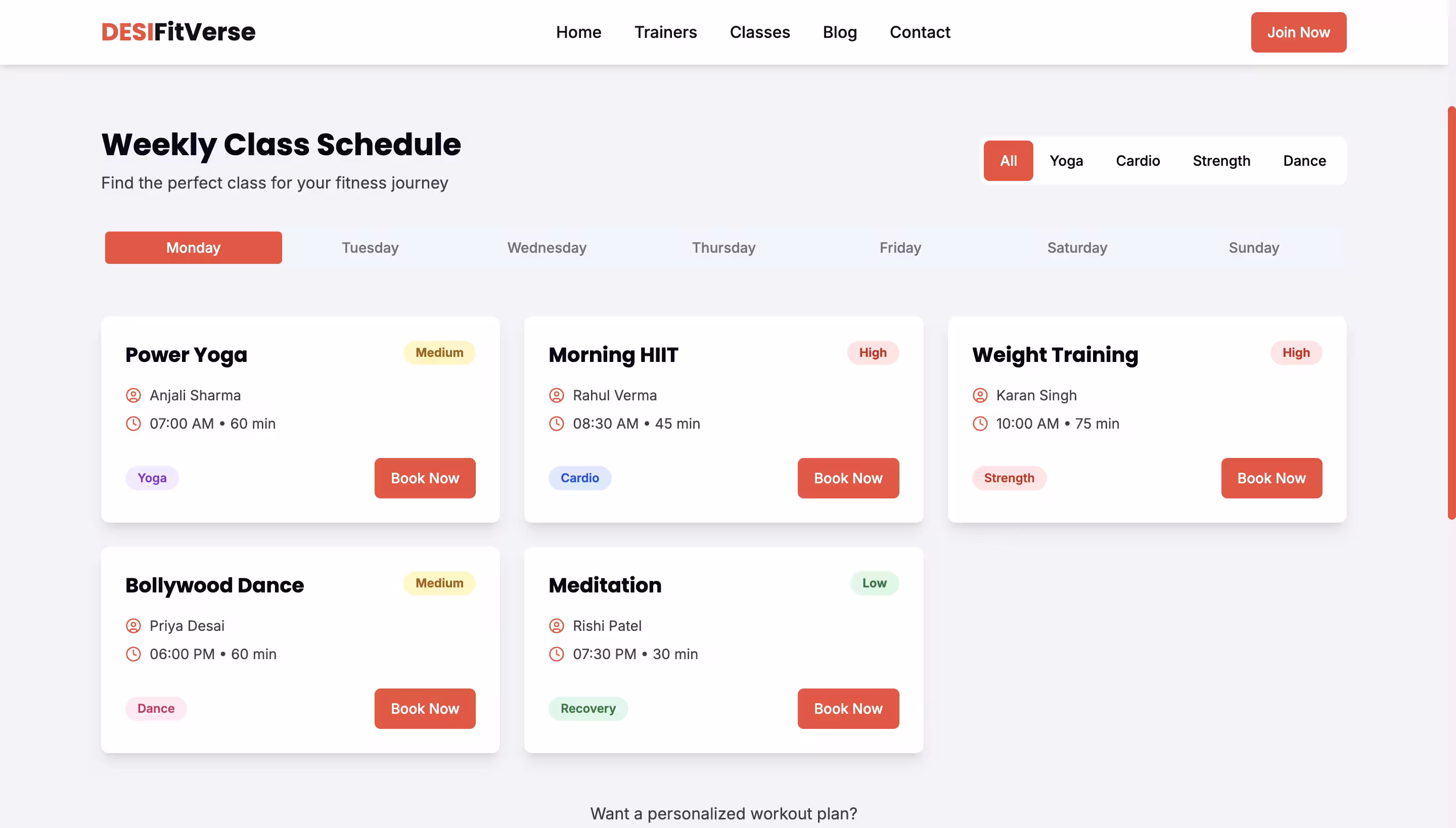 DESIFitVerse - Premier Fitness Destination screenshot