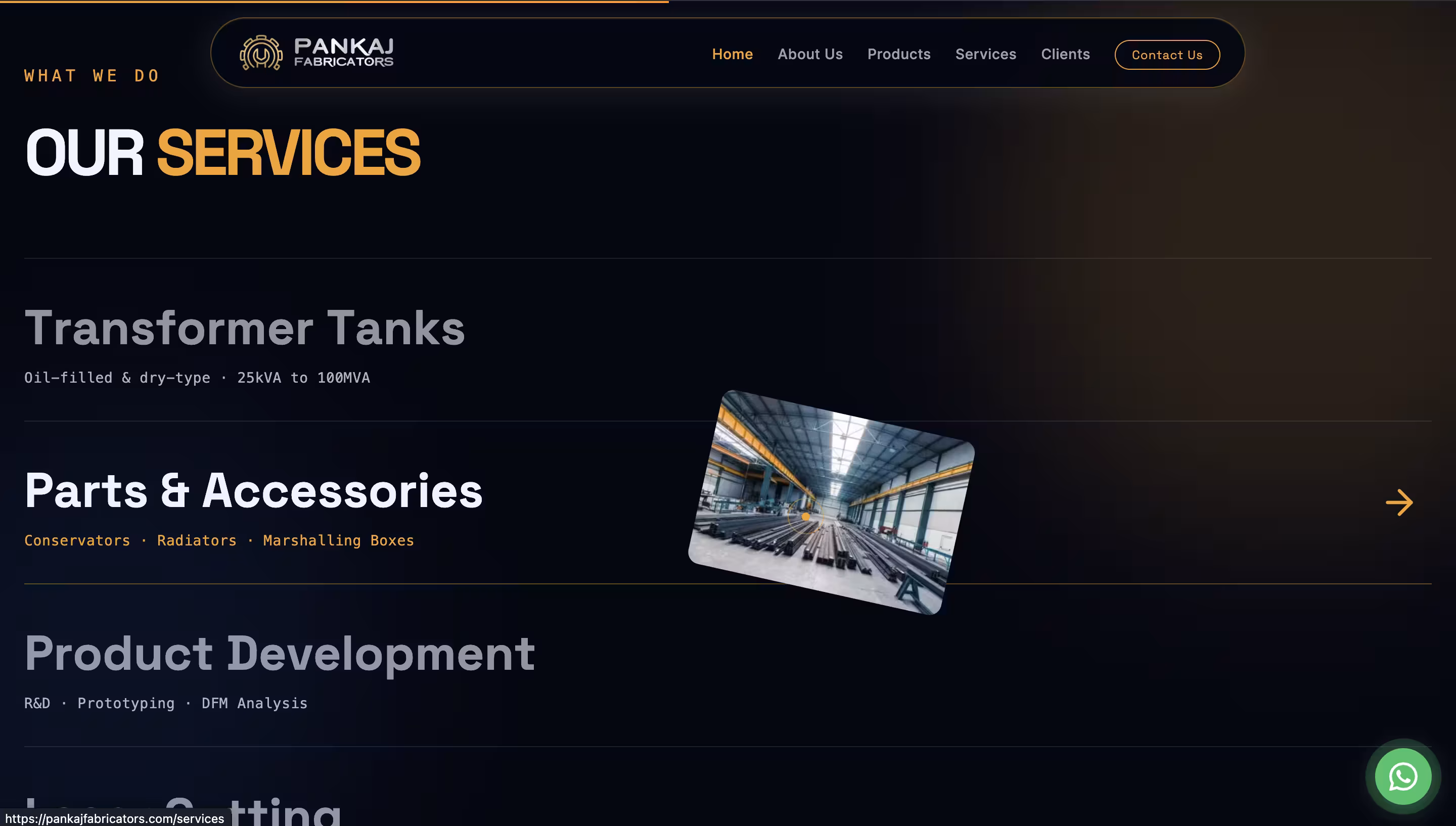 Pankaj Fabricators — Custom Metal Fabrication screenshot