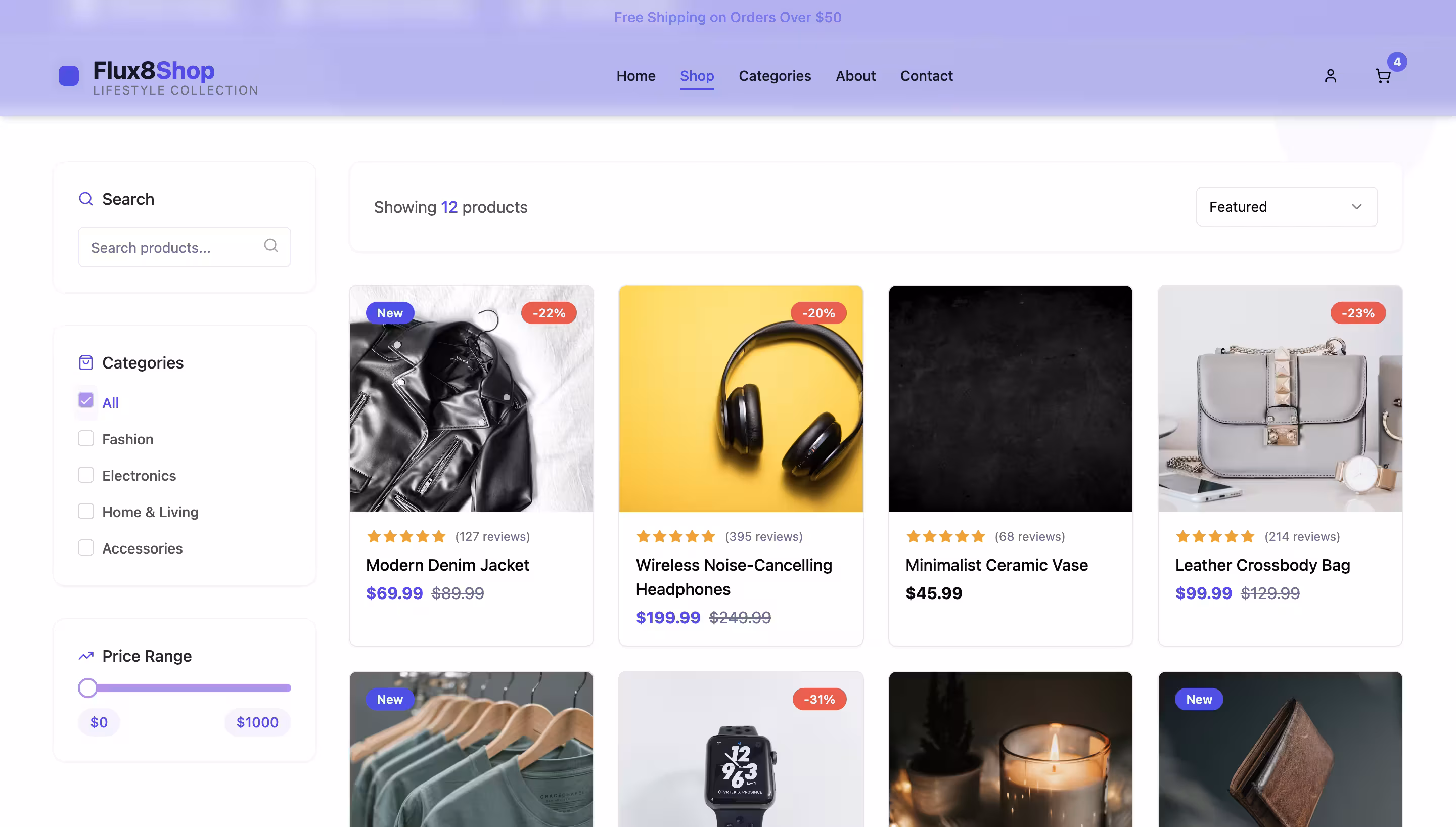 Flux8Shop screenshot