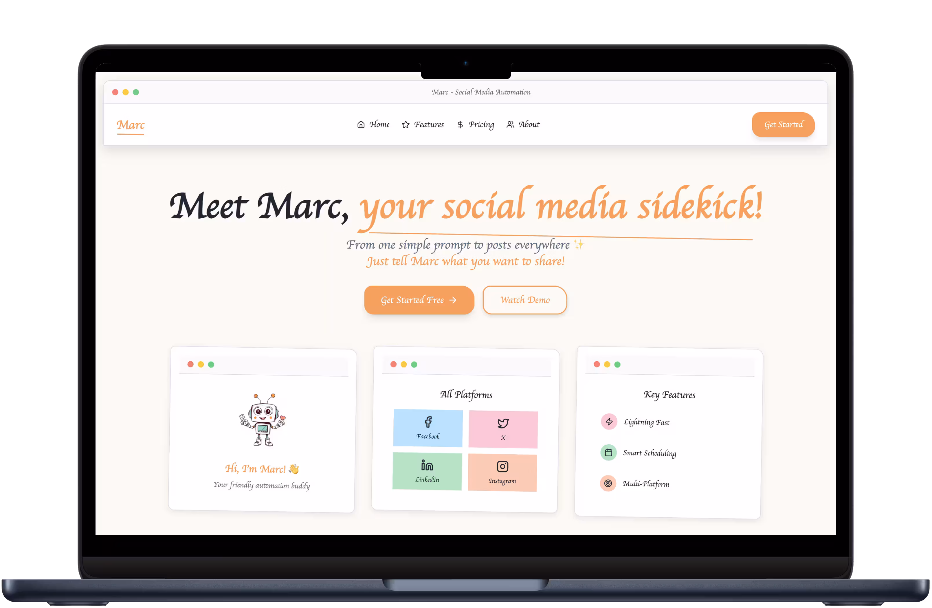 Marc — Smart CRM Platform