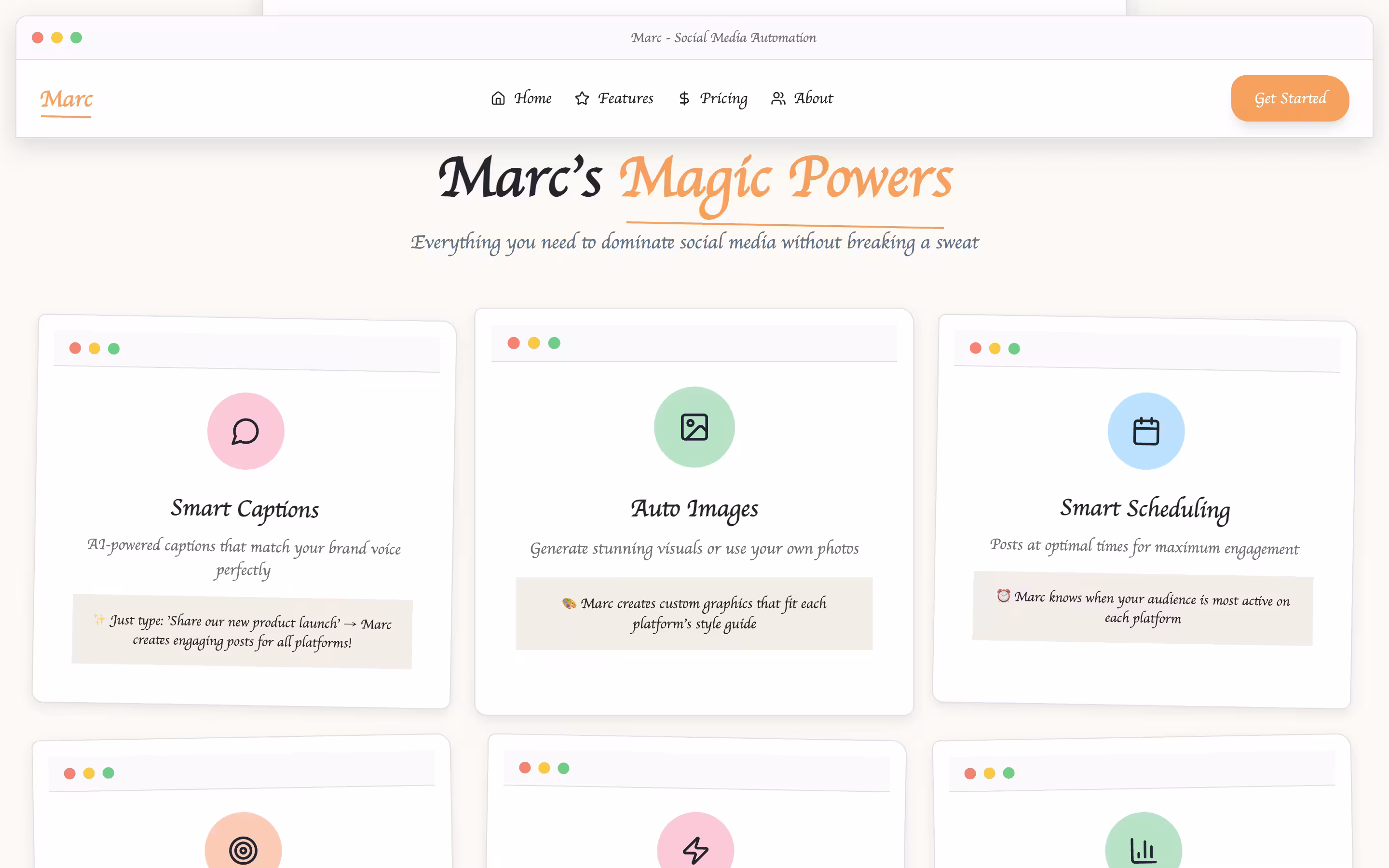 Marc — Smart CRM Platform live preview