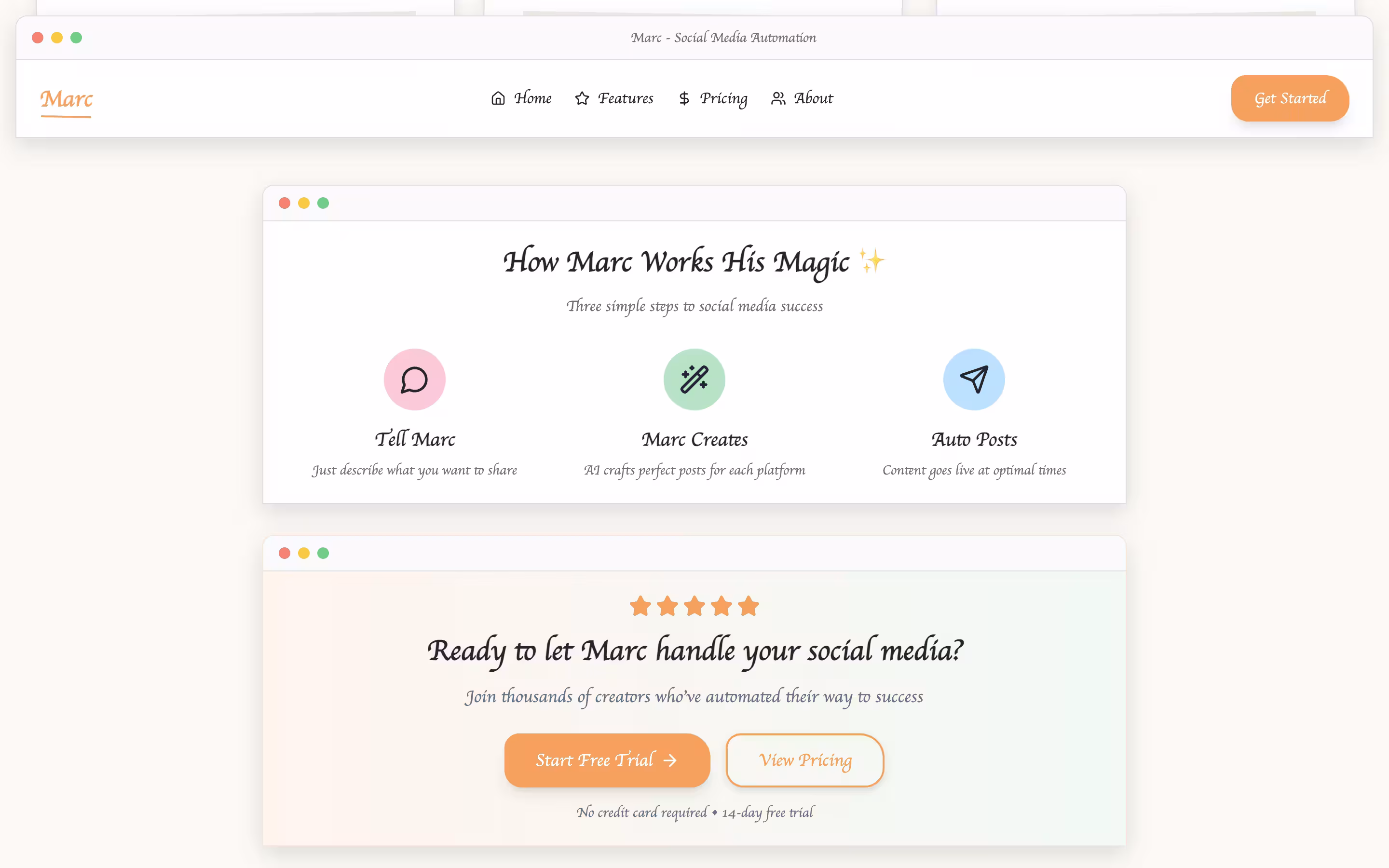 Marc — Smart CRM Platform screenshot