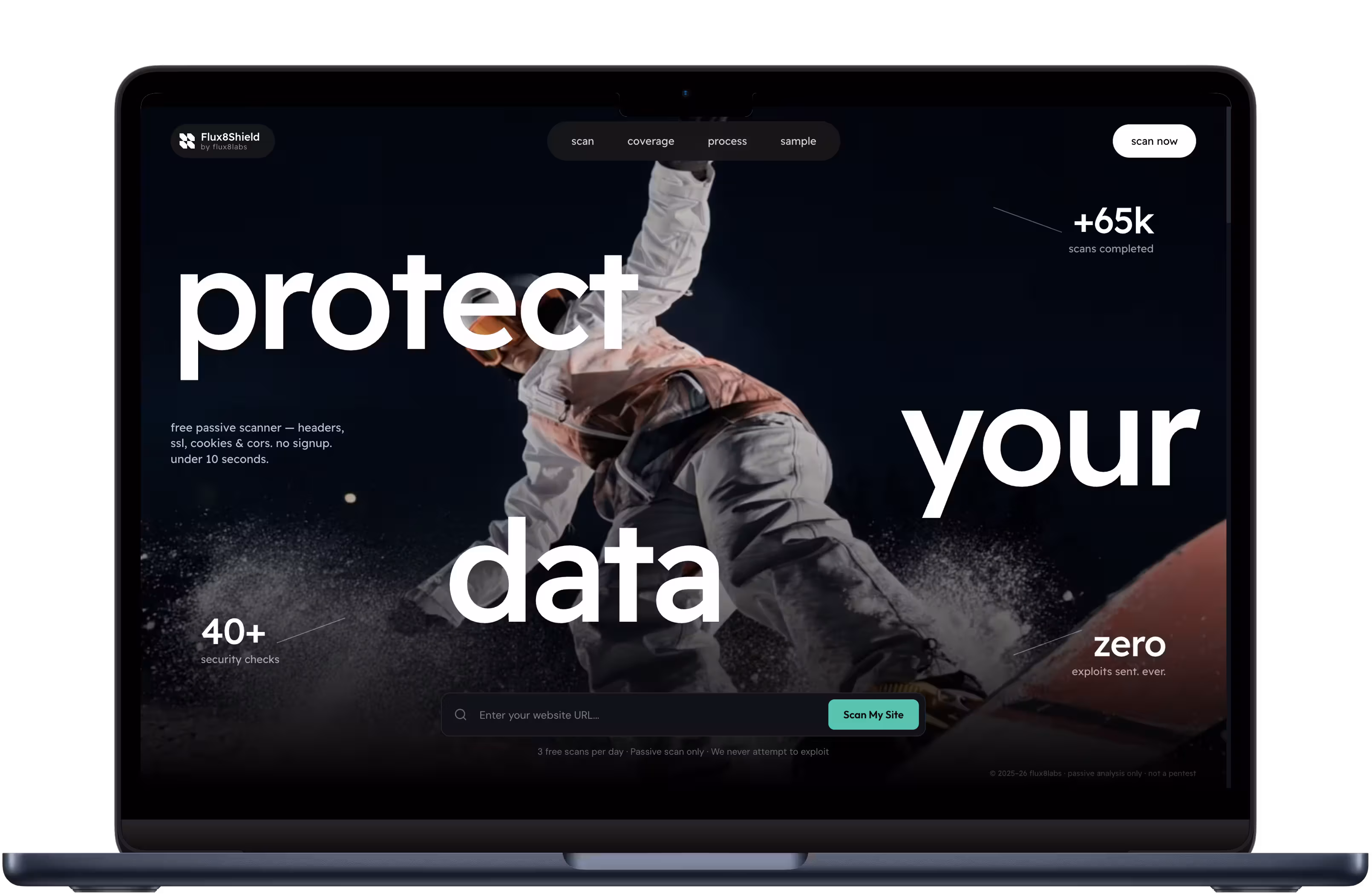 Flux8Shield — URL Security Scanner — Tools & Utilities project screenshot by Flux8Labs